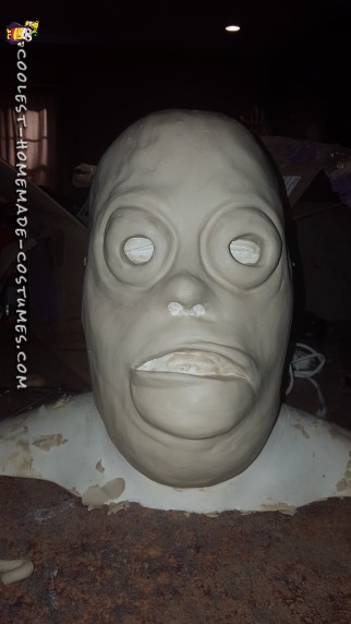 mask sculpt before molding