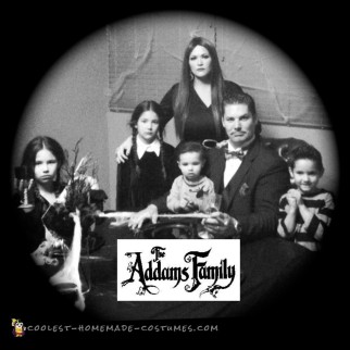 diy addams family costume