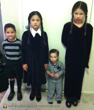 diy addams family costume