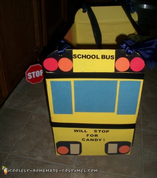 toddler school bus costume