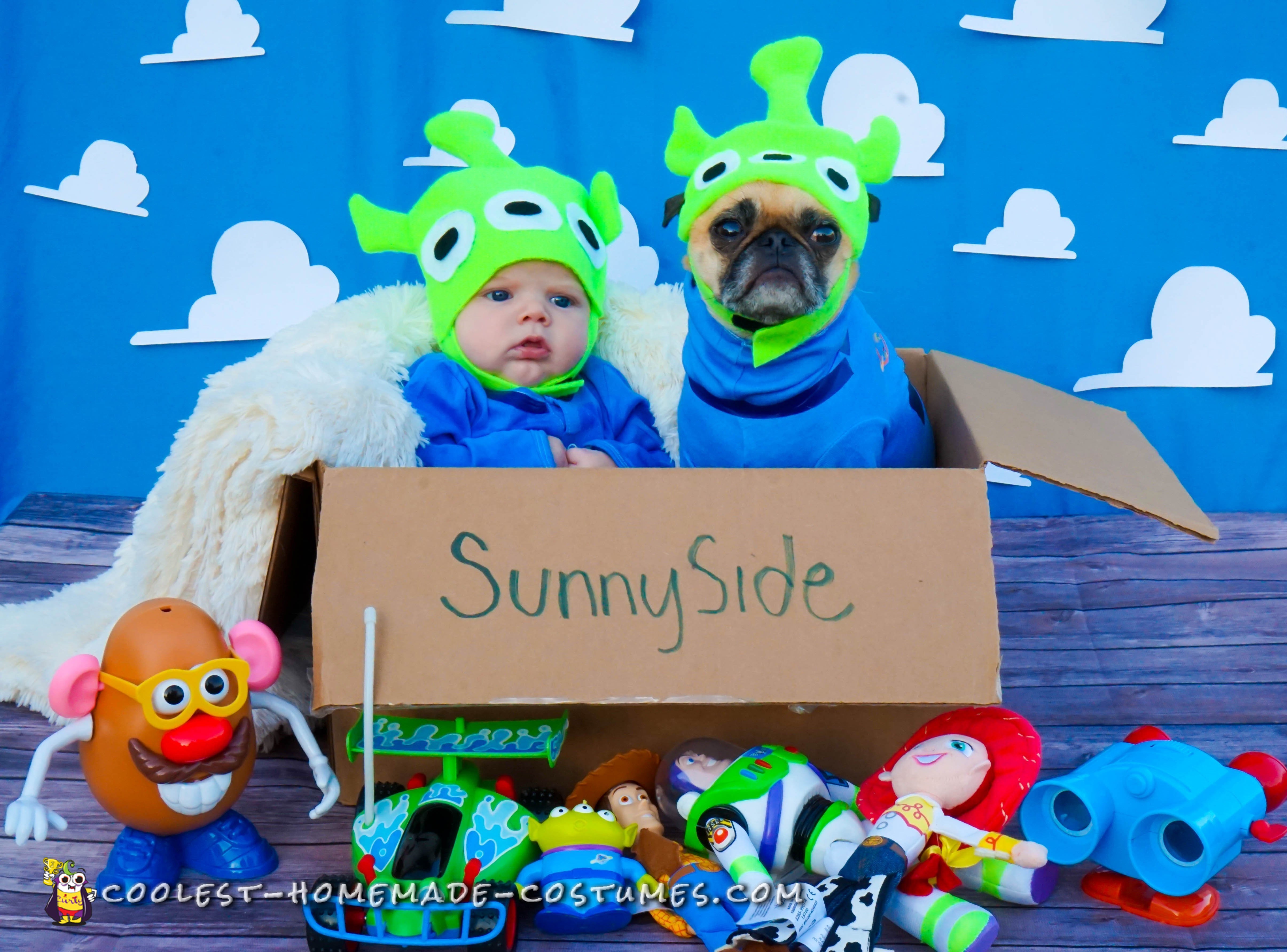 Adorable Toy Story Green Alien Costumes