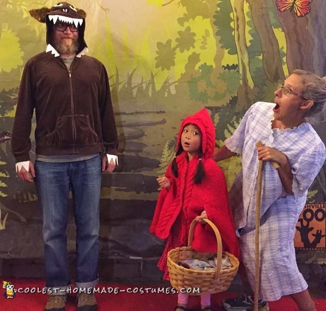 red riding hood family costume