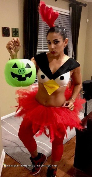 Sexy Red Angry Bird Costume