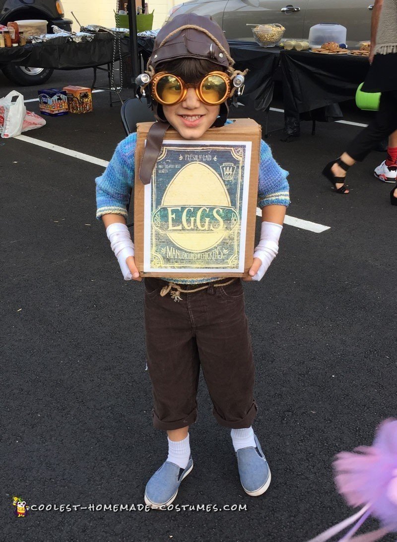 Cool Boxtrolls Eggs Homemade Costume