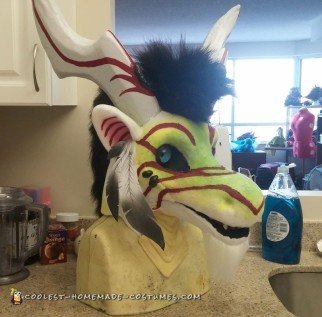 Amazing Homemade Dragon Costume