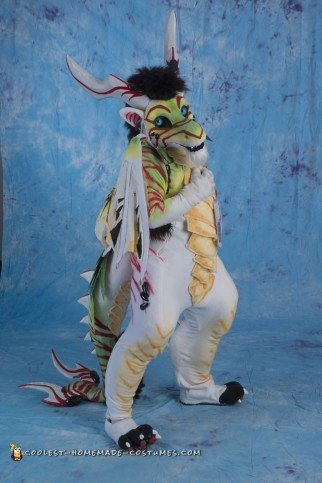 Amazing Homemade Dragon Costume