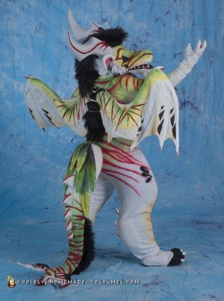 Amazing Homemade Dragon Costume