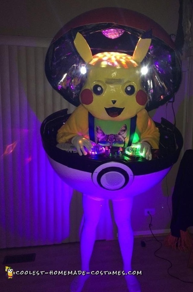 pikachu pokemon costume