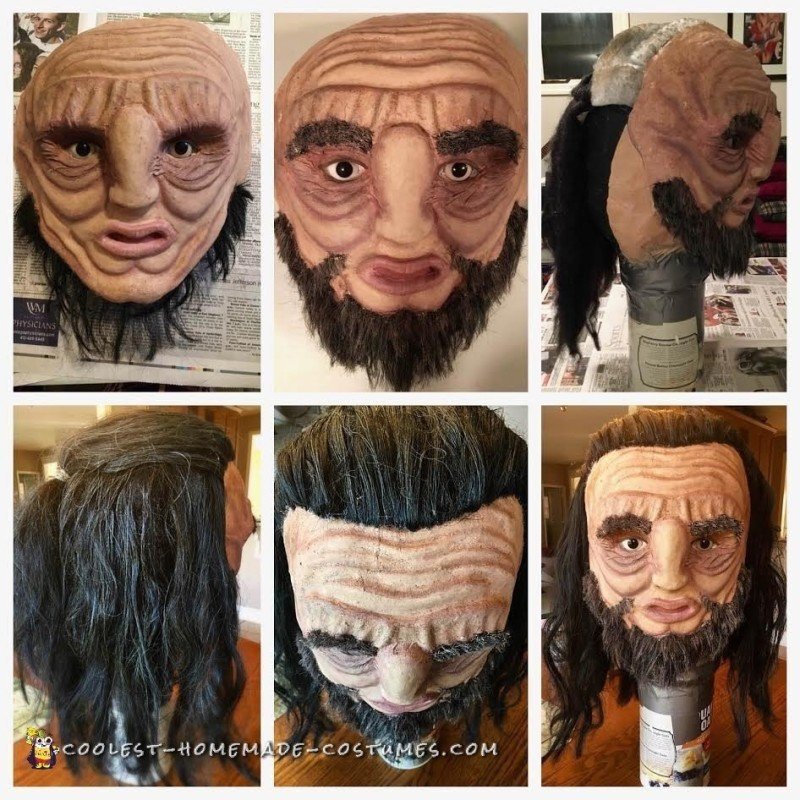 Applying the Facial and Head Hair