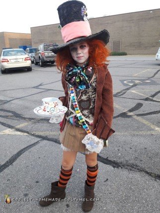 Cool Homemade Alice In Wonderland Mad Hatter Costume - Mad Hatter Costume Diy Female