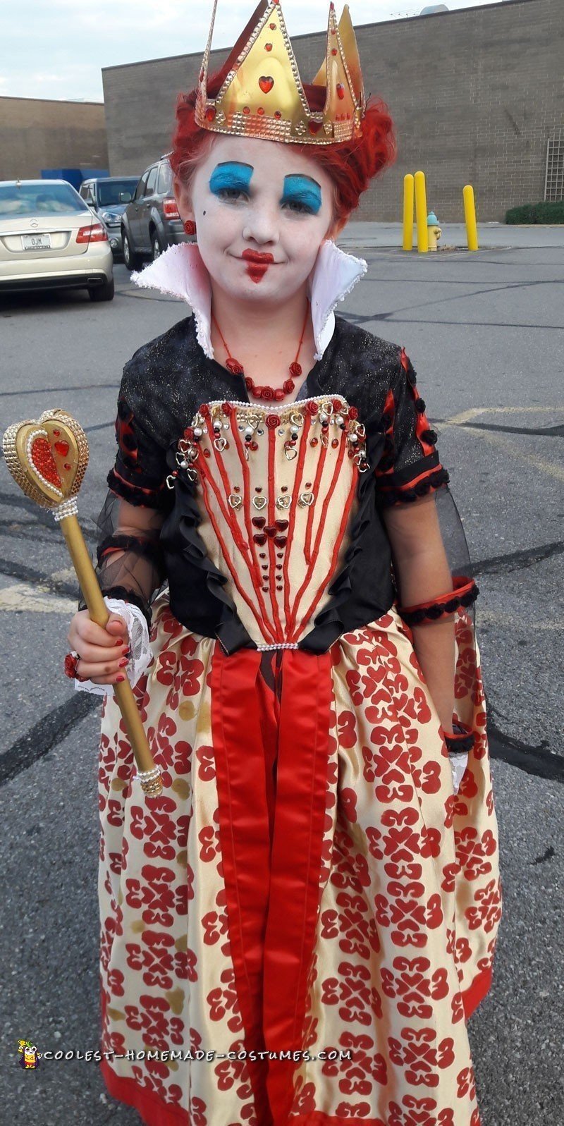 Cool Homemade Red Queen Costume