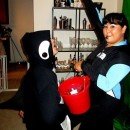 Cool Killer Whale & Trainer Couple Costume