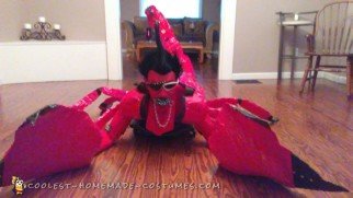 Amazing DIY Rock n Red Scorpion Costume