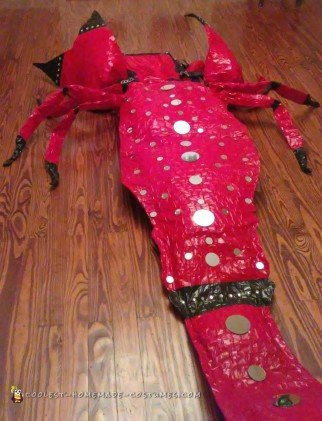 Amazing DIY Rock n Red Scorpion Costume