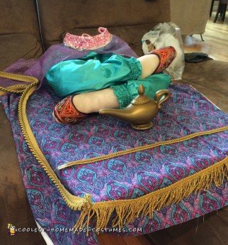 Awesome Genie on Flying Carpet Illusion Costume