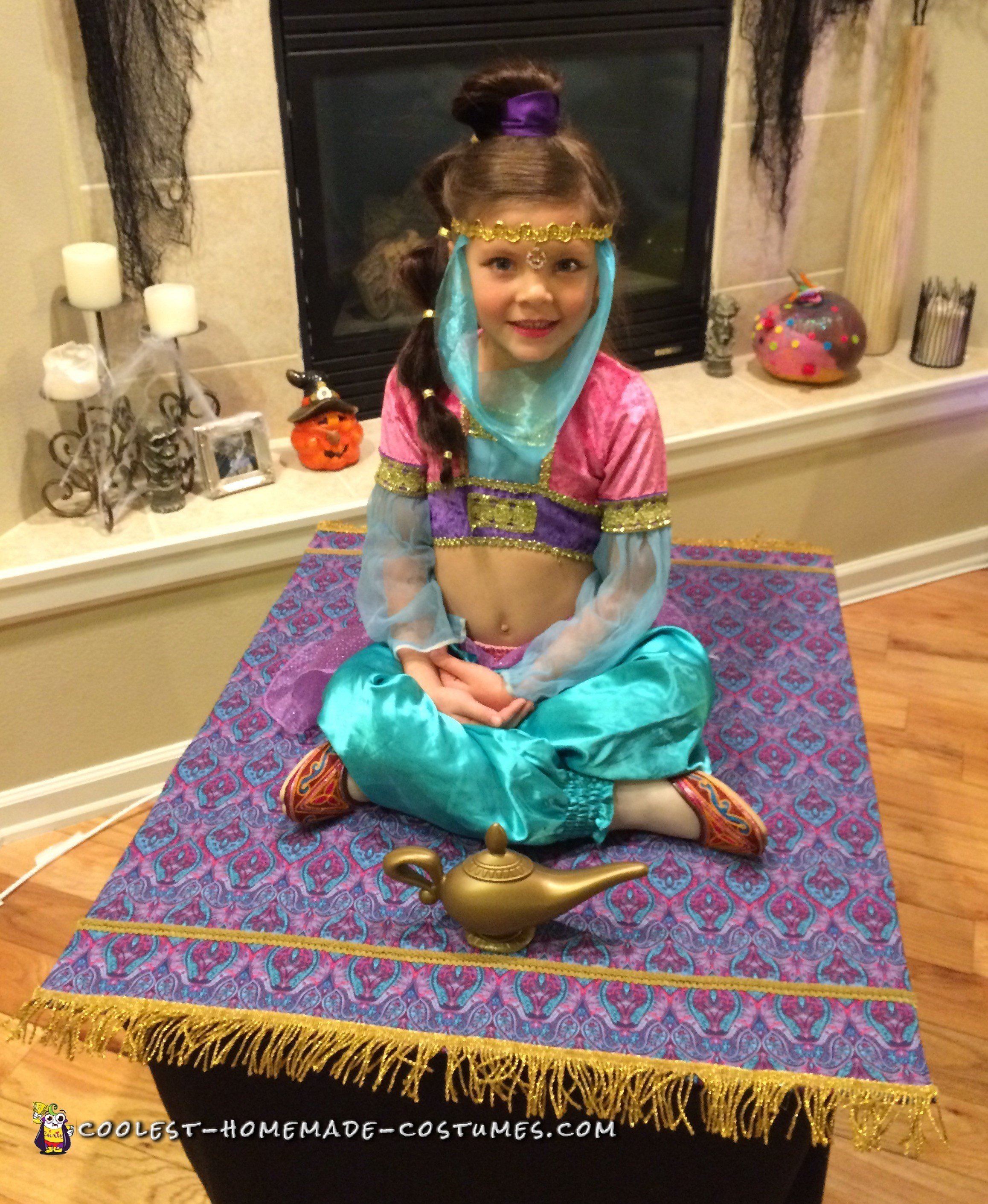 Awesome Genie on Flying Carpet Illusion Costume