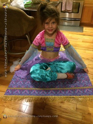 Awesome Genie on Flying Carpet Illusion Costume