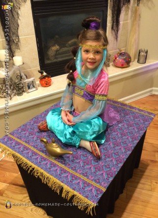 Awesome Genie on Flying Carpet Illusion Costume