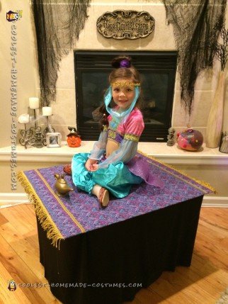 Awesome Genie on Flying Carpet Illusion Costume