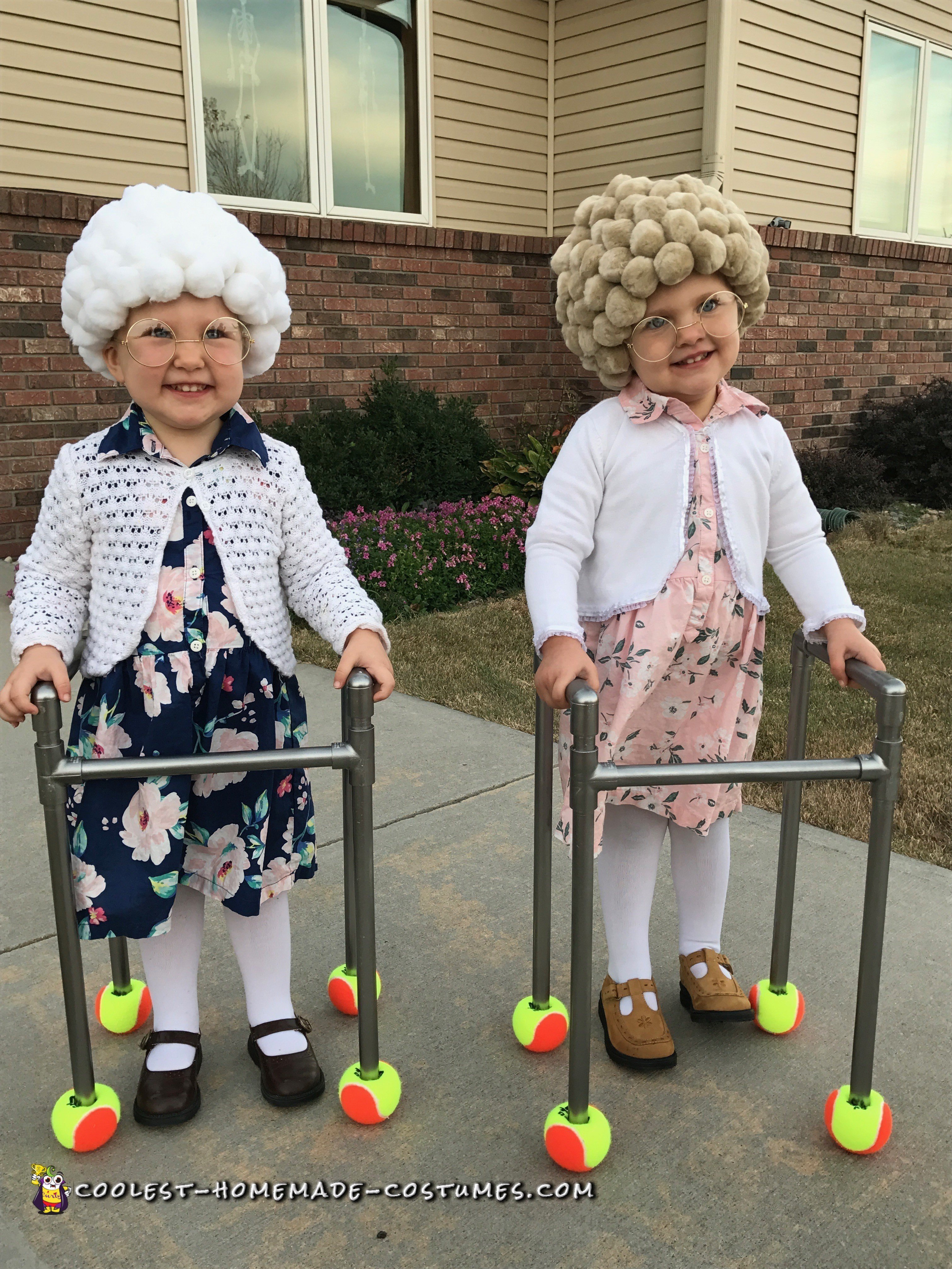 Easy DIY Adorable Twin Old Ladies pic