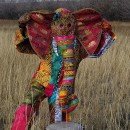 Vibrant African Elephant Costume