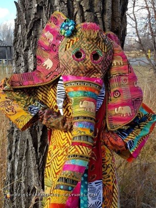 Vibrant African Elephant Costume