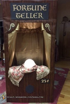 Amazing Carnival Fortune Teller Machine DIY Costume