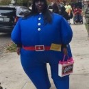 Funny Willy Wonka Blueberry Costume