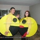 Homemade Mr. and Mrs. PacMan and Ghost Dogs Family Costume