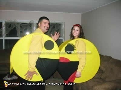 Homemade Mr. and Mrs. PacMan and Ghost Dogs Family Costume