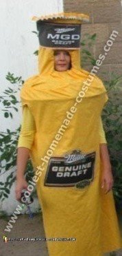 Coolest Homemade Beer Costume Idea for Halloween