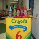 Crayola Crayons and their Box Costume