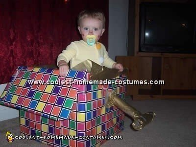 Jack in the Box Children Halloween Costume