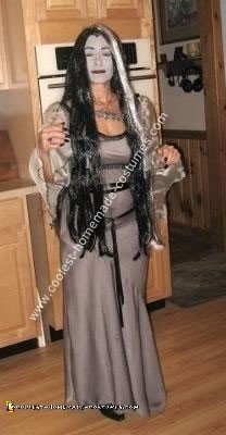 Homemade Lily Munster Costume