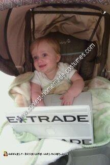 Homemade Etrade Baby Costume