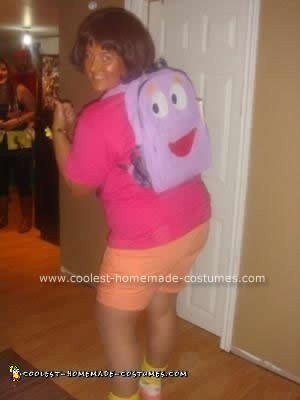 Homemade Adult Dora the Explorer Costume