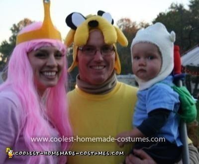 Homemade Adventure Time Family Costume