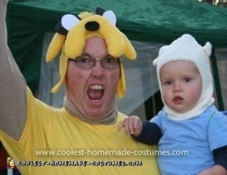 Homemade Adventure Time Family Costume