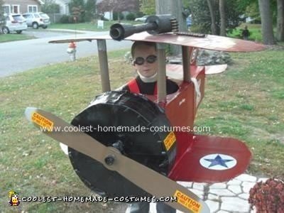 Homemade Bi Plane Costume