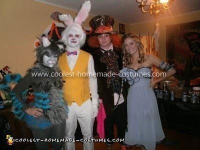 Homemade Alice in Wonderland Group Costume