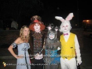 Homemade Alice in Wonderland Group Costume