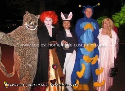 Homemade Alice in Wonderland Group Costume