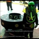 Homemade Alien and UFO Costume