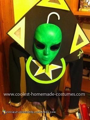 Homemade Alien and UFO Costume