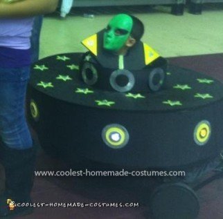 Homemade Alien and UFO Costume