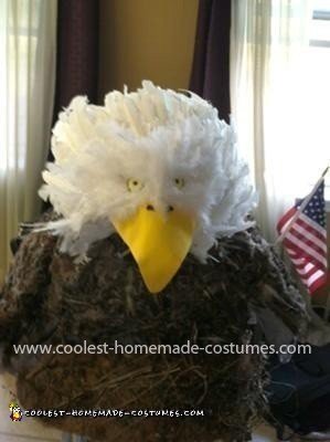 Homemade American Bald Eagle Costume