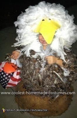 Homemade American Bald Eagle Costume