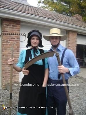 Amish Couple Costume