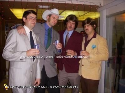 Homemade Anchorman Crew Group Halloween Costume