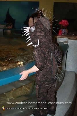 Homemade Angler Fish Costume